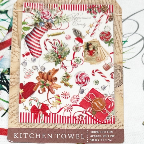 NEW Michel Design Works CHRISTMAS Themed Kitchen Towel & Pot Holder Set/2 - Picture 6 of 7